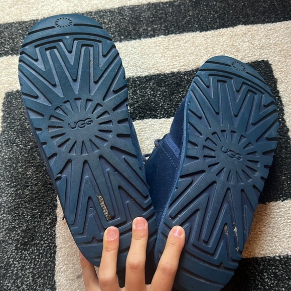 Men’s Ugg Faux Fur Lined Navy Boots 11 - Picture 4 of 5